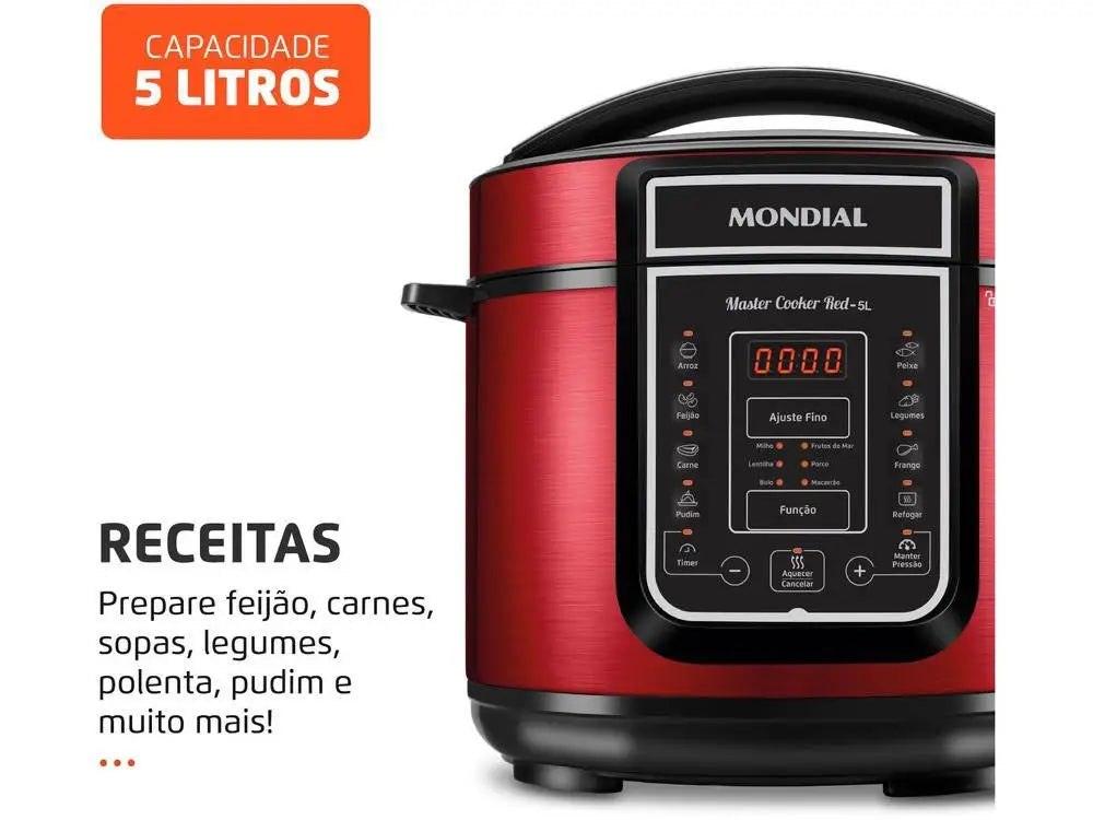 Panela de Pressão Elétrica Mondial - 220V