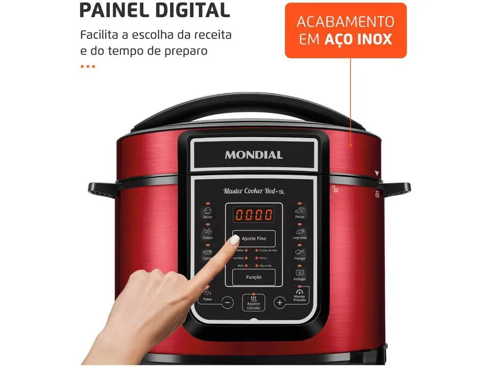 Panela de Pressão Elétrica Mondial - 220V
