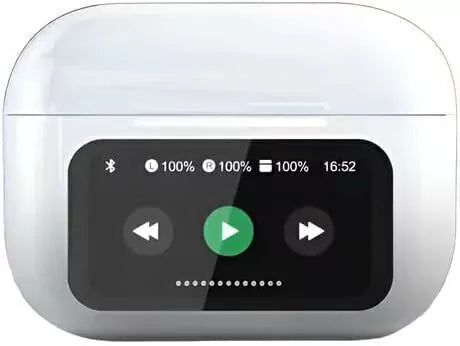 Fone de Ouvido Bluetooth com Tela LCD